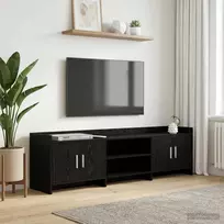 TV staliukas Televizoriaus spintelė 168 x 33 x 47 cm Juodojo ąžuolo