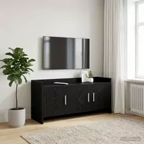 TV staliukas Televizoriaus spintelė 102 x 33 x 47 cm Juodojo ąžuolo