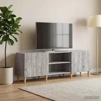 TV staliukas Televizoriaus spintelė 150 x 31 x 50 cm Pilka Sonoma