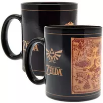 Pyramid The Legend Of Zelda (Map Silhouette) puodelis | Reaguojantis į karštį 315 ml