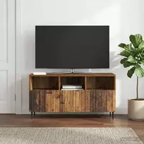 TV staliukas Televizoriaus spintelė Sendintos medienos 102 x 34,5 x 50 cm