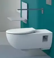 WC pakabinamas Geberit (žmonėms su spec. poreikiais), SELNOVA su dangčiu COMFORT