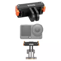 null Veiksmo kameros tvirtinimo adapteris - VRIG AC-92 magnetinis tvirtinimo adapteris, skirtas DJI Osmo Action 3, 4, 5, 6 ir Nano