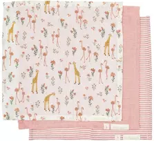 Little Dutch Mouth Wipes muslin set `Blooming Safari´