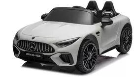 Vaikiškas elektromobilis MUKUTISRIDES Mercedes-Benz SL63 (baltas, vienvietis)