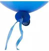 Globos Europe Bv Mėlynos balionų virvelės, 100 vnt.