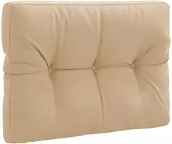 Pallet atlošas VIANEN 100% poliesteris Smėlio 70 x 40 x 12 cm