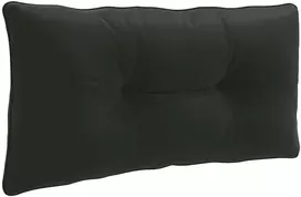 Atlošo pagalvė PUTTEN 100% poliesteris Juoda 70 x 40 x 10 cm