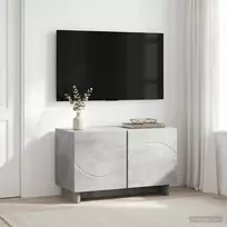TV staliukas Televizoriaus stovas 60 x 34,5 x 40 cm Betono pilka