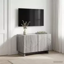 TV staliukas Televizoriaus stovas 60 x 34,5 x 40 cm Pilka Sonoma