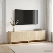 TV staliukas Televizoriaus stovas 140 x 34,5 x 40 cm Sonoma ąžuolas