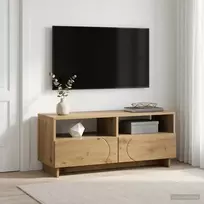 TV staliukas Televizoriaus stovas 90 x 34,5 x 40 cm Artisano ąžuolo