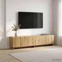 TV staliukas Televizoriaus stovas 179.5 x 34.5 x 40 cm Artisano ąžuolo