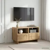 TV staliukas Televizoriaus stovas 60 x 34,5 x 40 cm Artisano ąžuolo