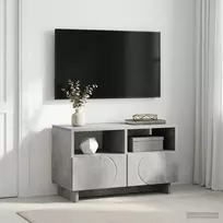 TV staliukas Televizoriaus stovas 60 x 34.5 x 40 cm Betono pilka