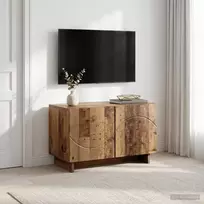 TV staliukas Televizoriaus stovas 60 x 34,5 x 40 cm Sendintos medienos