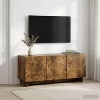 TV staliukas Televizoriaus stovas 90 x 34.5 x 40 cm Dūminio ąžuolo