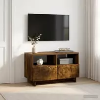 TV staliukas Televizoriaus stovas 60 x 34.5 x 40 cm Dūminio ąžuolo