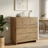 Komoda Artisano ąžuolo 70 x 38 x 75 cm Apdirbta mediena