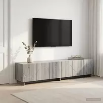TV staliukas Televizoriaus stovas 179,5 x 34,5 x 40 cm Pilka Sonoma