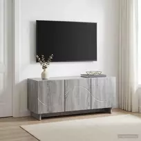 TV staliukas Televizoriaus stovas 90 x 34.5 x 40 cm Pilka Sonoma