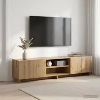 TV staliukas Televizoriaus stovas 179.5 x 34.5 x 40 cm Artisano ąžuolo