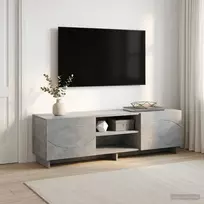 TV staliukas Televizoriaus stovas 140 x 34,5 x 40 cm Betono pilka
