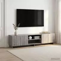TV staliukas Televizoriaus stovas 179.5 x 34.5 x 40 cm Pilka Sonoma