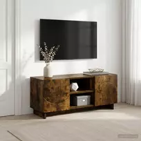 TV staliukas Televizoriaus stovas 90 x 34.5 x 40 cm Dūminio ąžuolo
