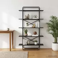Knygų lentyna 5 aukštų 100 x 35 x 175,5 cm Apdirbta mediena