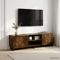 TV staliukas Televizoriaus stovas 140 x 34,5 x 40 cm Dūminio ąžuolo