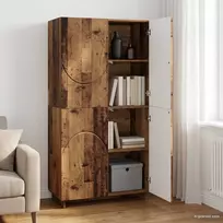Aukšta komoda Sendintos medienos 79 x 41 x 151 cm