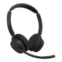 Jabra Headphones Evolve3 45 Stereo Link 390a UC Stand 34599-989-989
