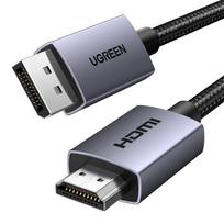 Kabelis Ugreen DP125 DisplayPort to HDMI (4K@30Hz) 2.0m juodas (35842)