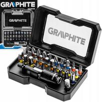 GRAPHITE 30 vnt. antgalių rinkinys su 65 mm magnetiniu adapteriu