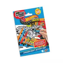 HOT WHEELS MOSTER TRUCKS Lipdukų veiklos rinkinys