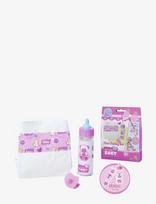 Simba Toys - New Born Baby First Nursing Set - Lėlių aksesuarai - Rožinė