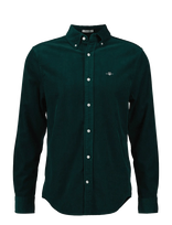 Gant - Reg Corduroy Shirt - Velvetiniai marškiniai - Žalia