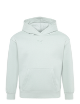 PUMA - Ess Centered Cat Logo Relaxed Hoodie Fl G - Džemperis - Žalia