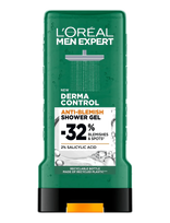 L'Oréal Paris - L'oréal Paris Men Expert Derma Control Shower Gel 300 Ml - Voniai ir dušui - Nude