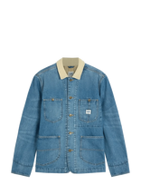 Lee Jeans - 91Lj Chore Jacket - Džinsinis švarkas be pamušalo - Mėlyna