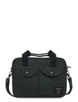 Barbour - Barbour Field Wax Laptop Crossbody Bag - Kompiuterio krepšys - Chaki spalva
