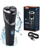 Rotacinė barzdaskutė Berdsen BD-268 Barber Master su 3 galvutėmis, IPX6, USB-C, juoda