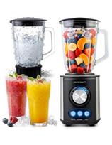 Stacionarus blenderis Berdsen BD-751 800 W su 1,5 l stikliniu ąsočiu, ledo smulkinimas, juodas
