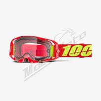 100% Armatic Enduro Moto dvigubo stiklo akiniai (skaidrūs lęšiai)