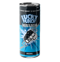 LUCKY PUNCH energinis gėrimas, skardinė 330 ml