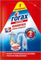Rorax Rohrfrei granulės vamzdžių valymui x60g
