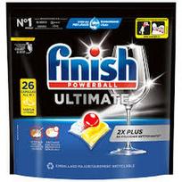 FINISH All in 1 Ultimate Lemon indų plovimo kapsulės 26 vnt.