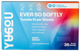 YUGOU Sweet Breeze kvepiančios servetėlės skalbiniams 36 vnt
