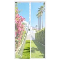 Magnetinis tinklelis nuo vabzdžių durims/langams, 110 × 210 cm,  baltas